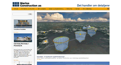Desktop Screenshot of marineconstruction.com