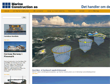 Tablet Screenshot of marineconstruction.com